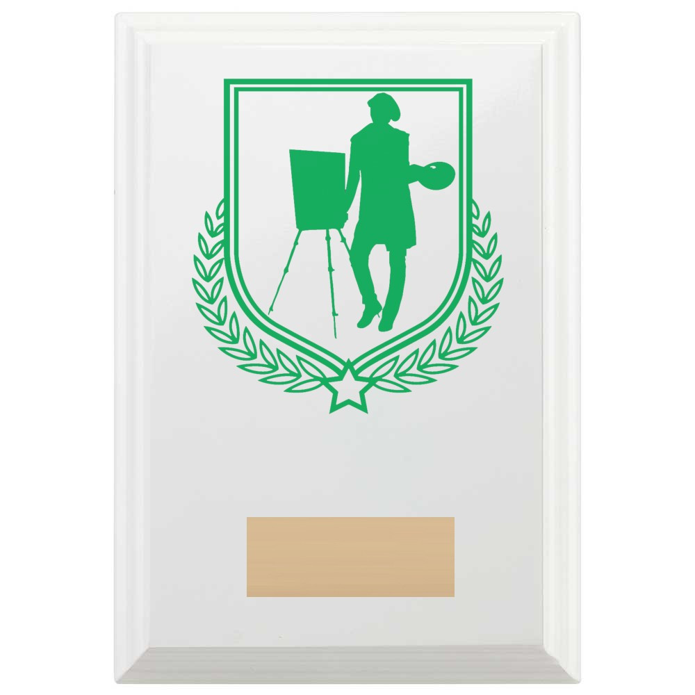 Art Reward Plaque In Arctic White
