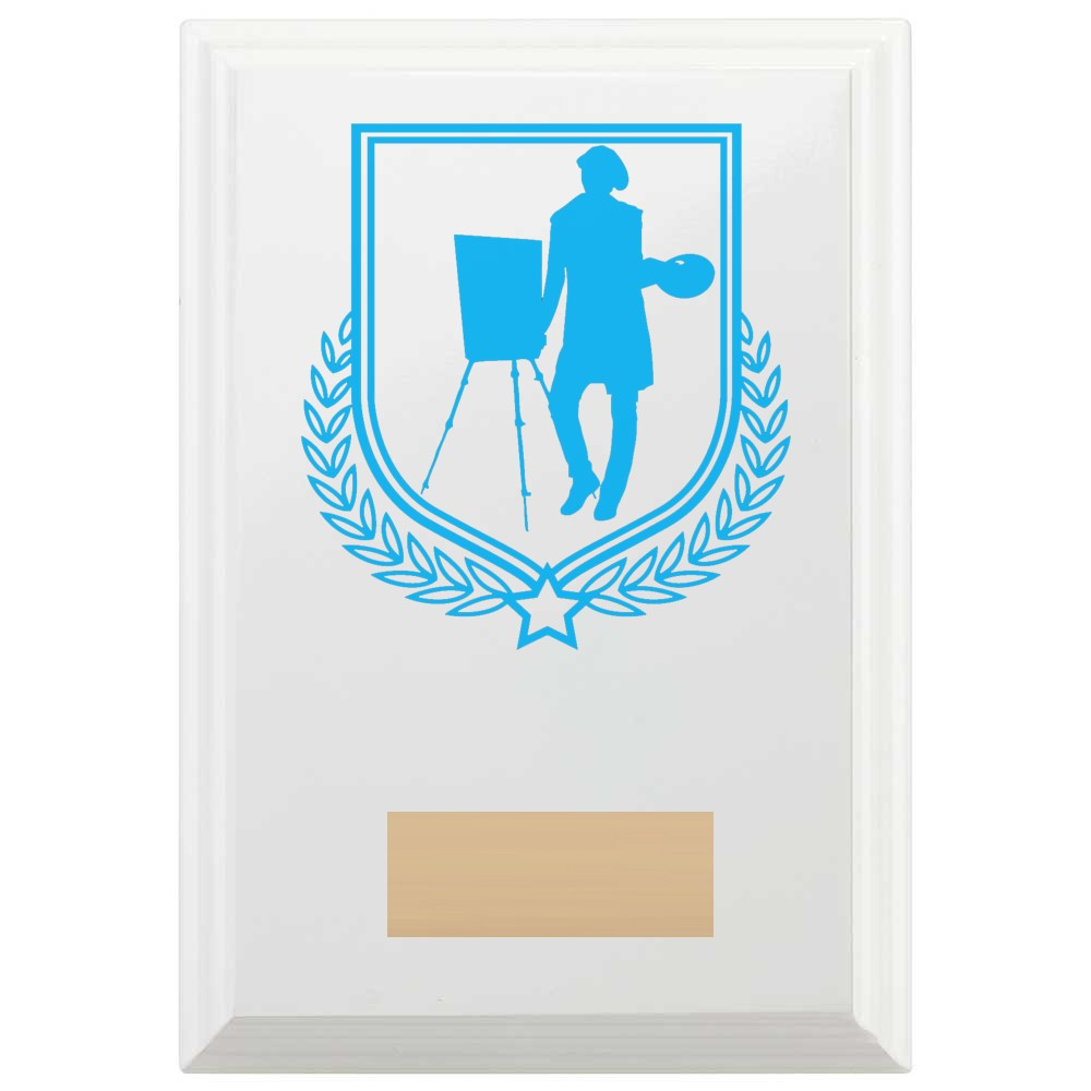 Art Reward Plaque In Arctic White