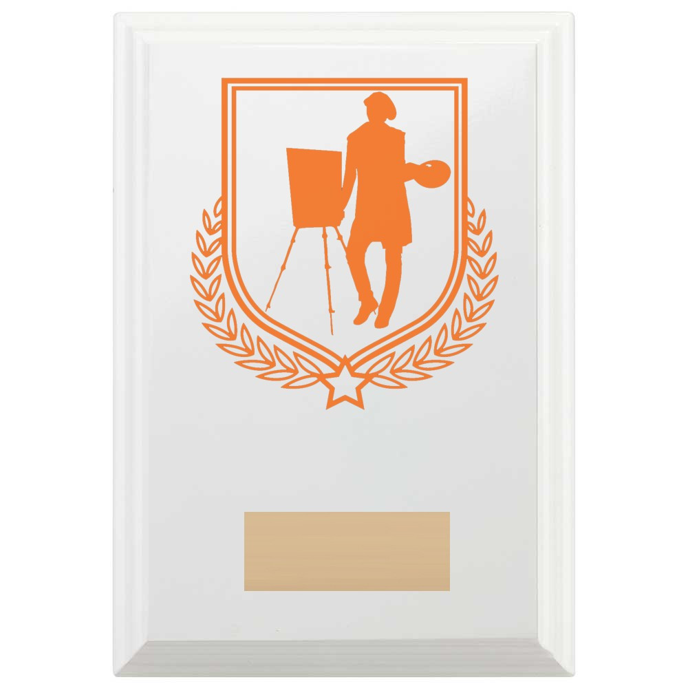 Art Reward Plaque In Arctic White
