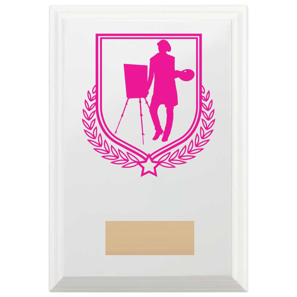 Art Reward Plaque In Arctic White