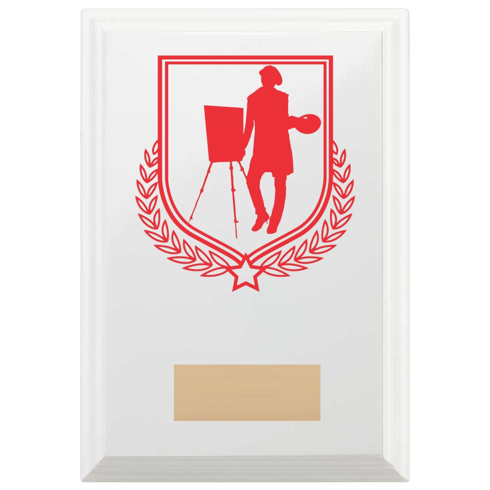 Art Reward Plaque In Arctic White