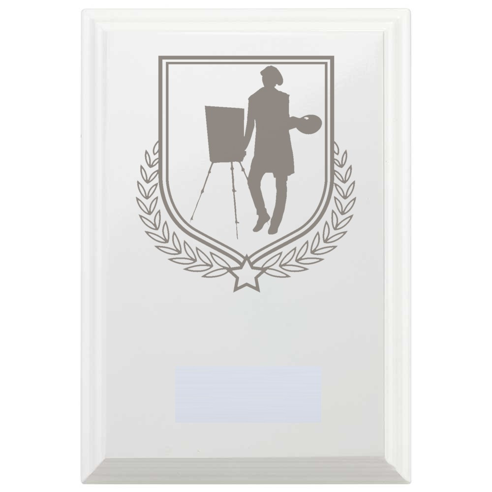Art Reward Plaque In Arctic White