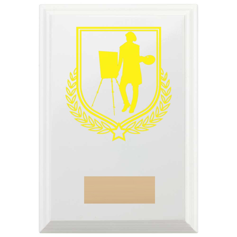 Art Reward Plaque In Arctic White