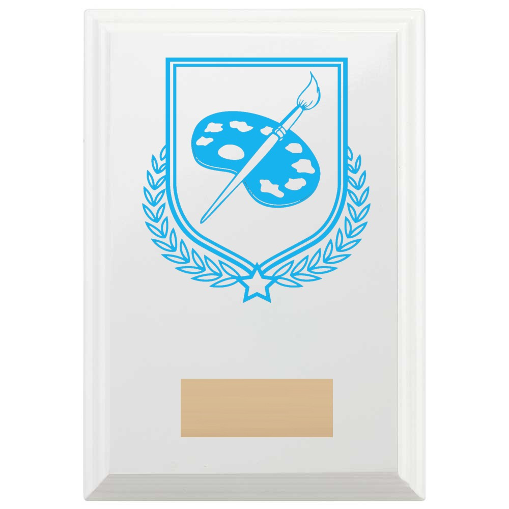 Art Reward Plaque In Arctic White