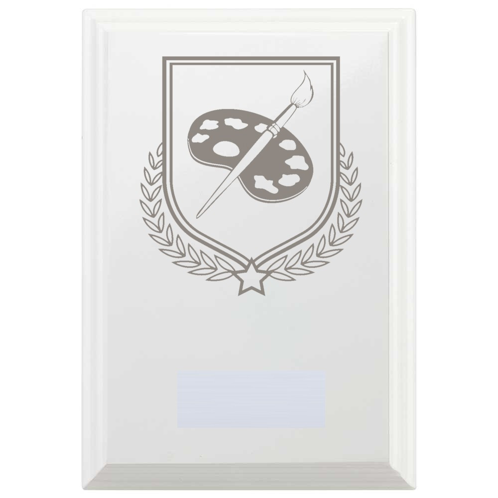 Art Reward Plaque In Arctic White
