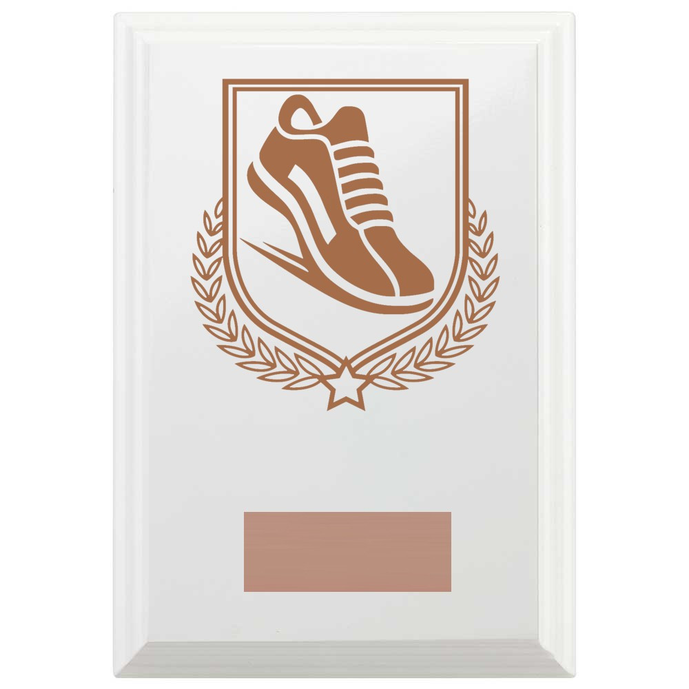 Athletics Reward Plaque In Arctic White