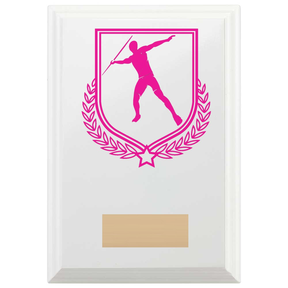 Javelin Reward Plaque In Arctic White