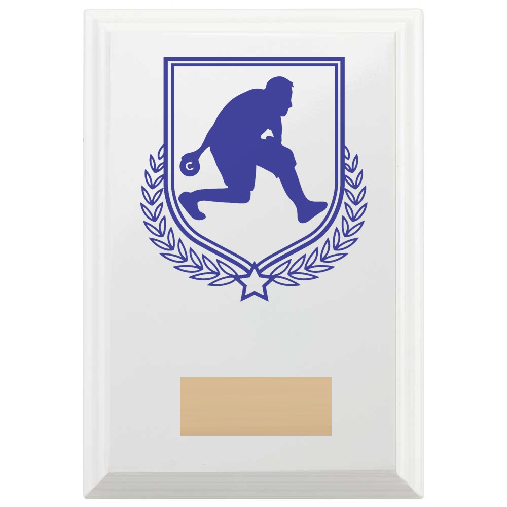 Bowls Reward Plaque In Arctic White