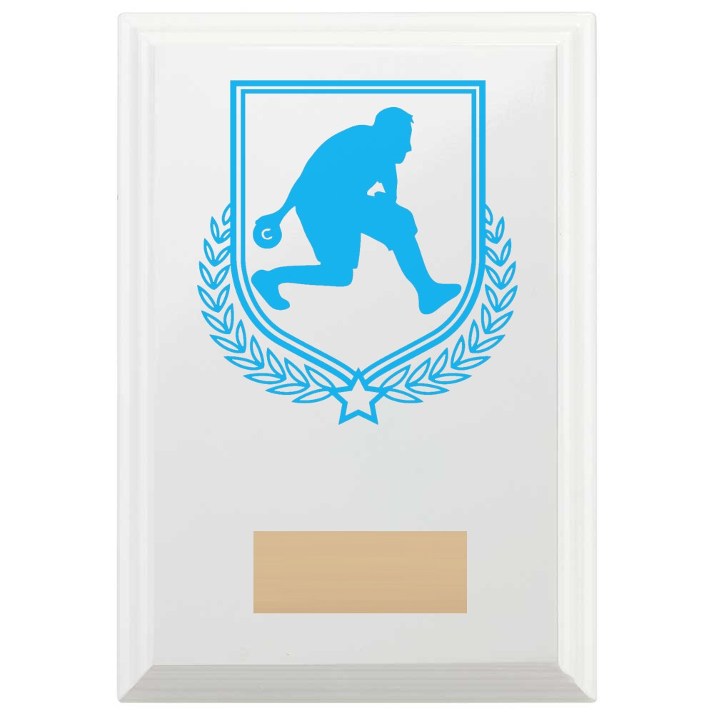 Bowls Reward Plaque In Arctic White
