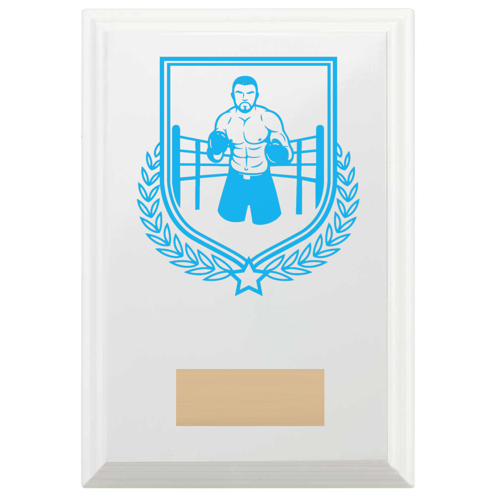 Boxing Reward Plaque In Arctic White