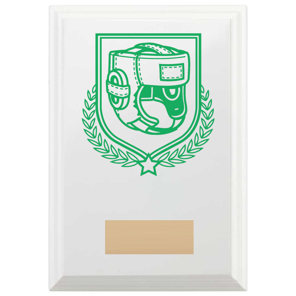 Boxing Reward Plaque In Arctic White