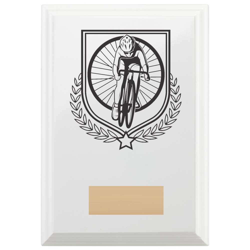Cycling Reward Plaque In Arctic White