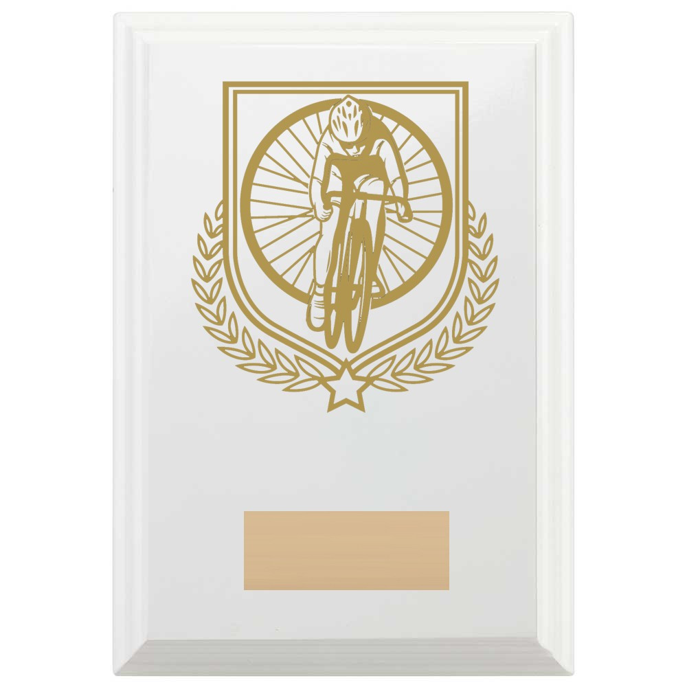 Cycling Reward Plaque In Arctic White
