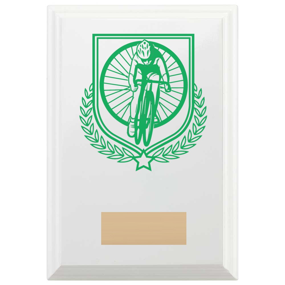 Cycling Reward Plaque In Arctic White