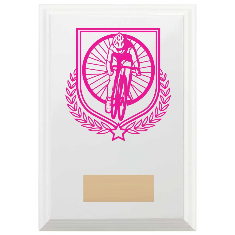 Cycling Reward Plaque In Arctic White