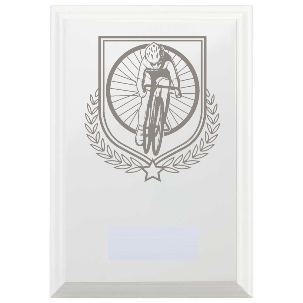 Cycling Reward Plaque In Arctic White