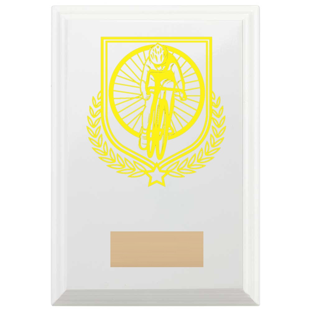 Cycling Reward Plaque In Arctic White