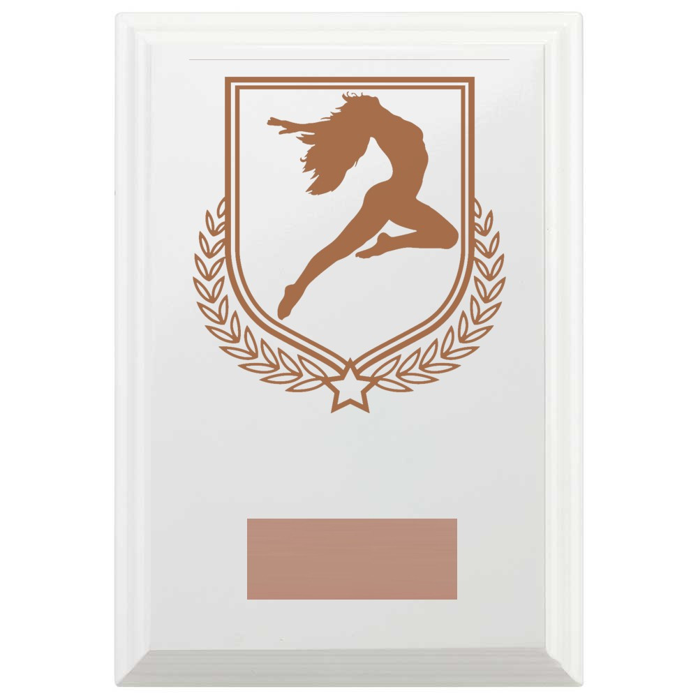 Dance Reward Plaque In Arctic White