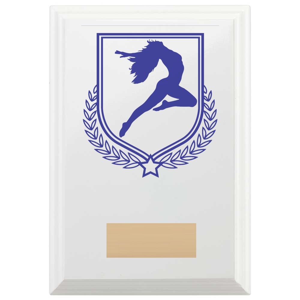 Dance Reward Plaque In Arctic White