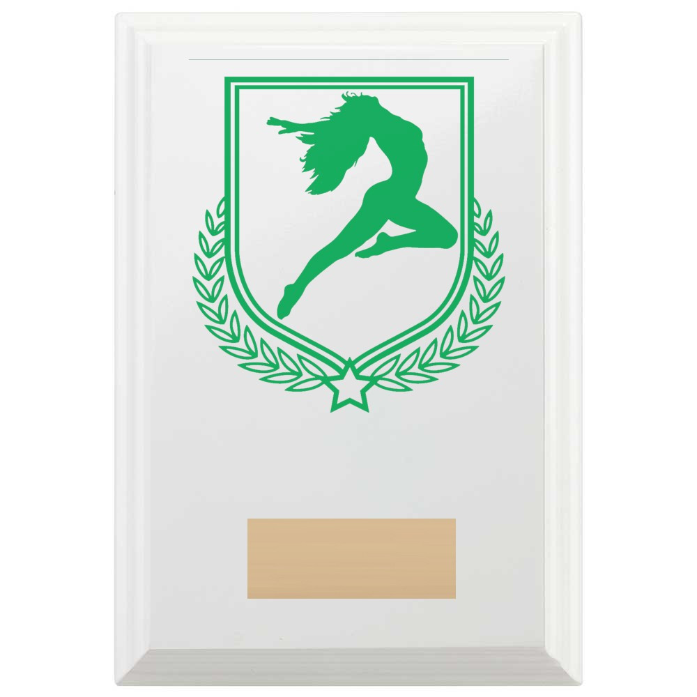 Dance Reward Plaque In Arctic White