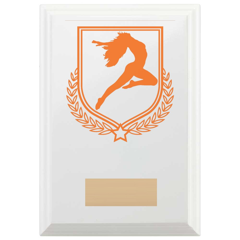 Dance Reward Plaque In Arctic White