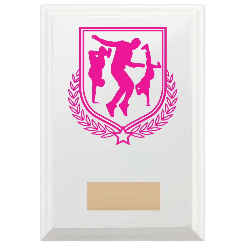 Dance Reward Plaque In Arctic White