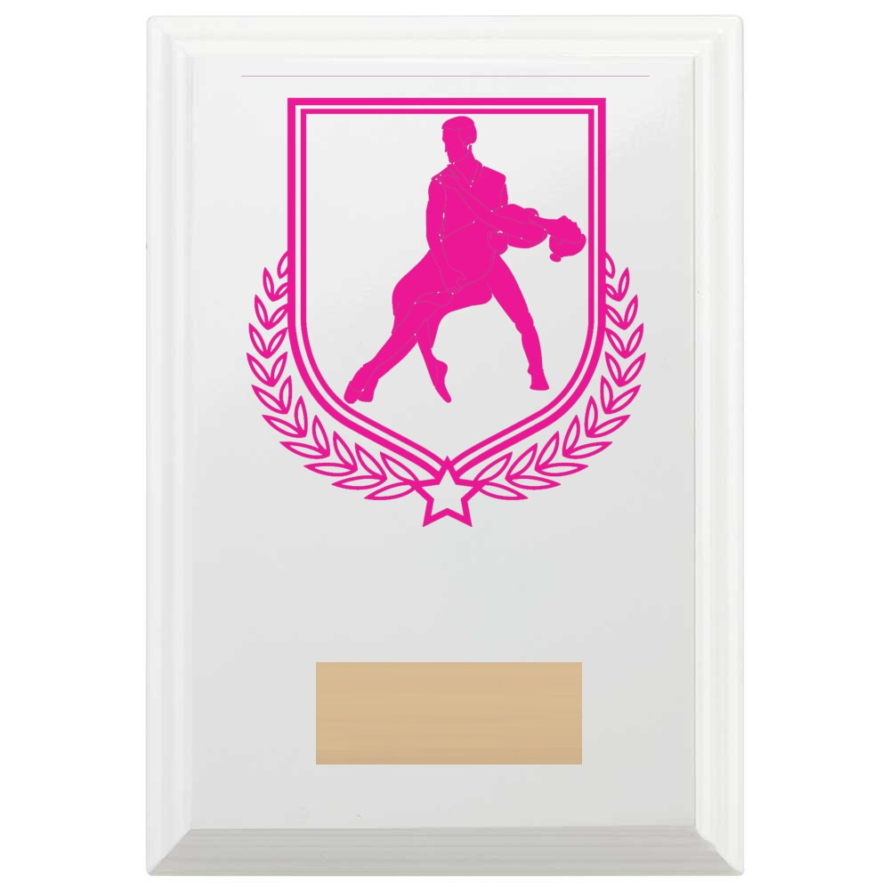 Dance Reward Plaque In Arctic White