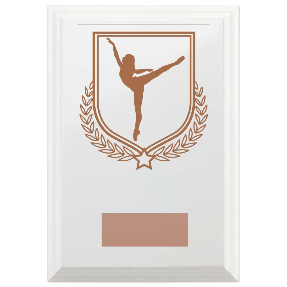 Dance Reward Plaque In Arctic White