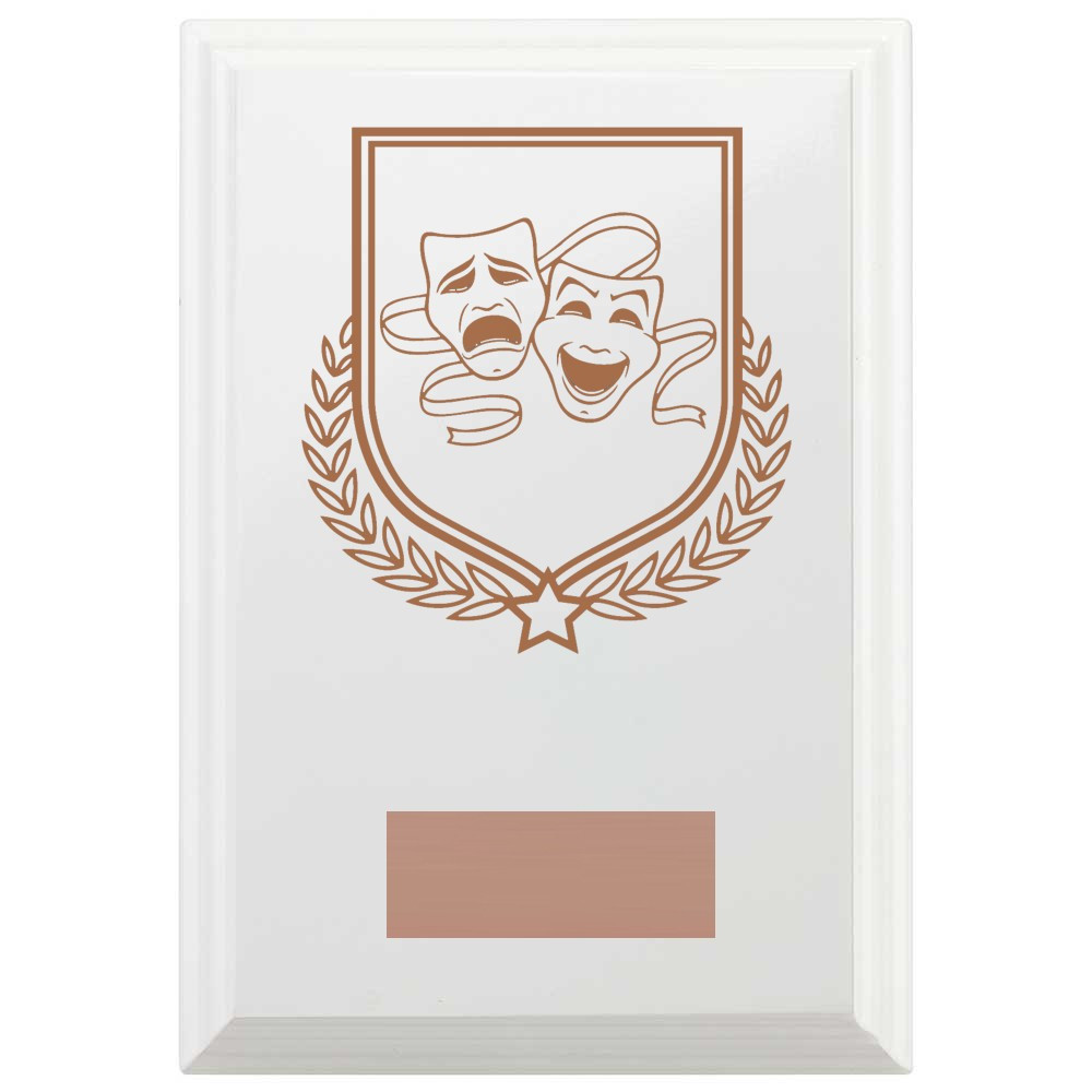 Drama Reward Plaque In Arctic White