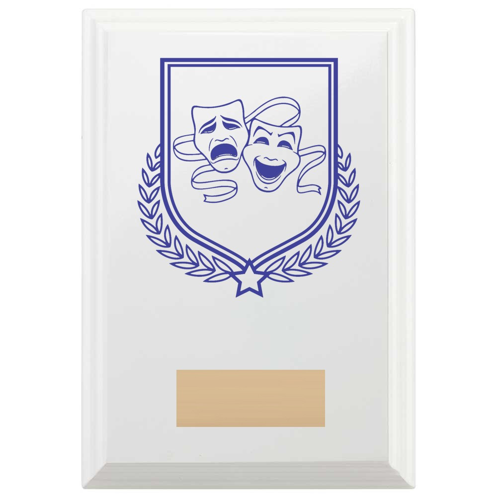 Drama Reward Plaque In Arctic White