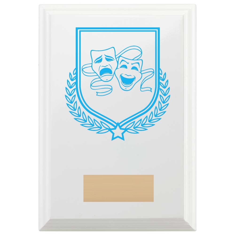 Drama Reward Plaque In Arctic White