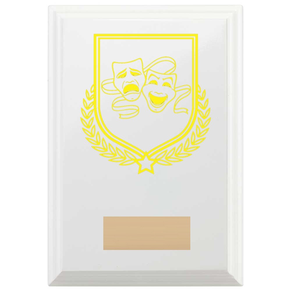 Drama Reward Plaque In Arctic White