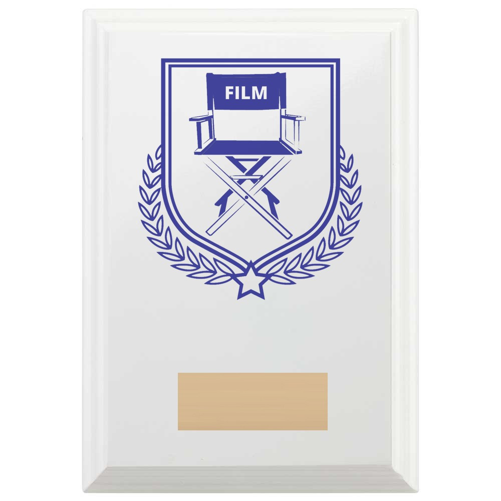 Drama Reward Plaque In Arctic White