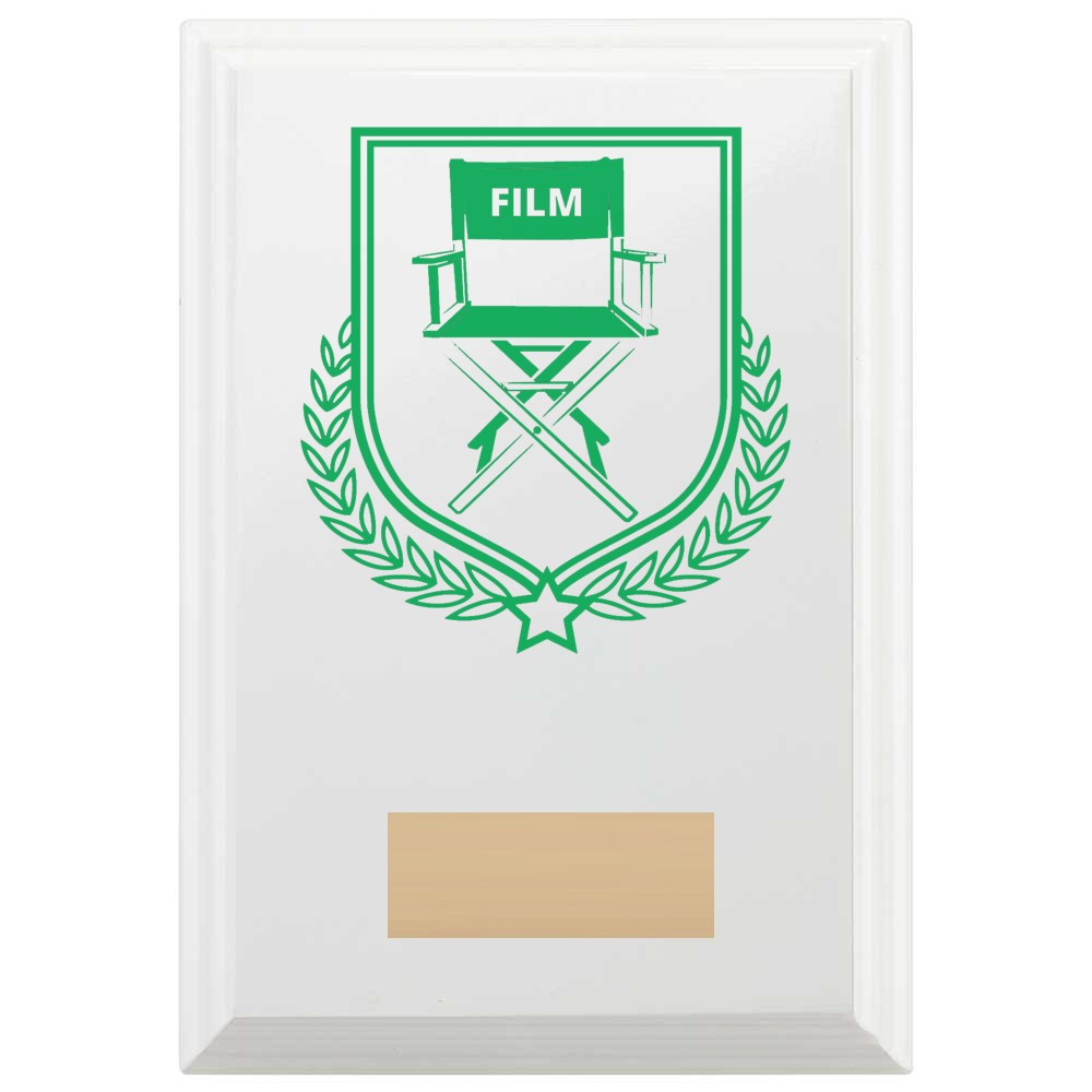Drama Reward Plaque In Arctic White