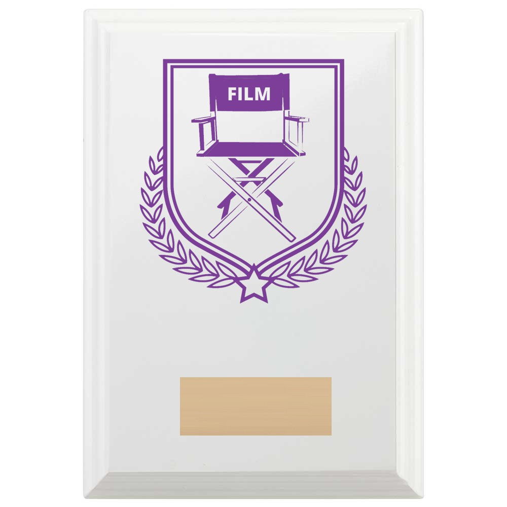 Drama Reward Plaque In Arctic White