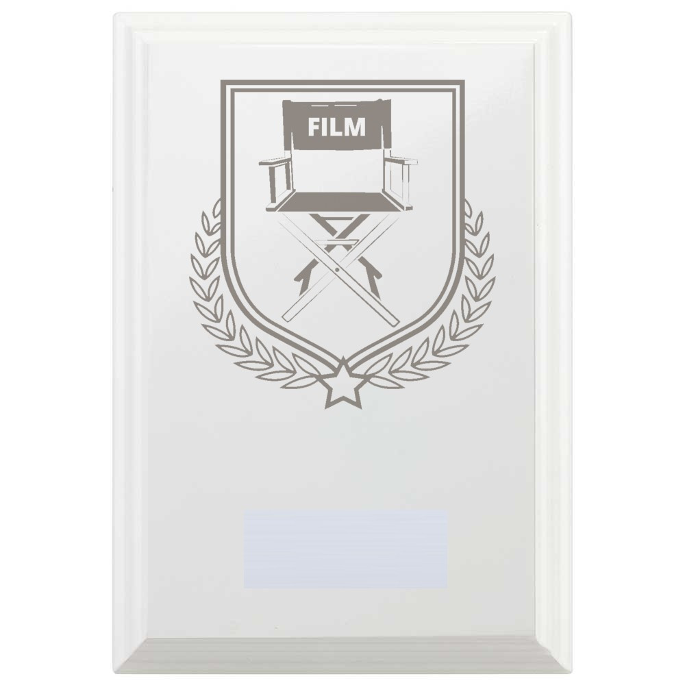 Drama Reward Plaque In Arctic White