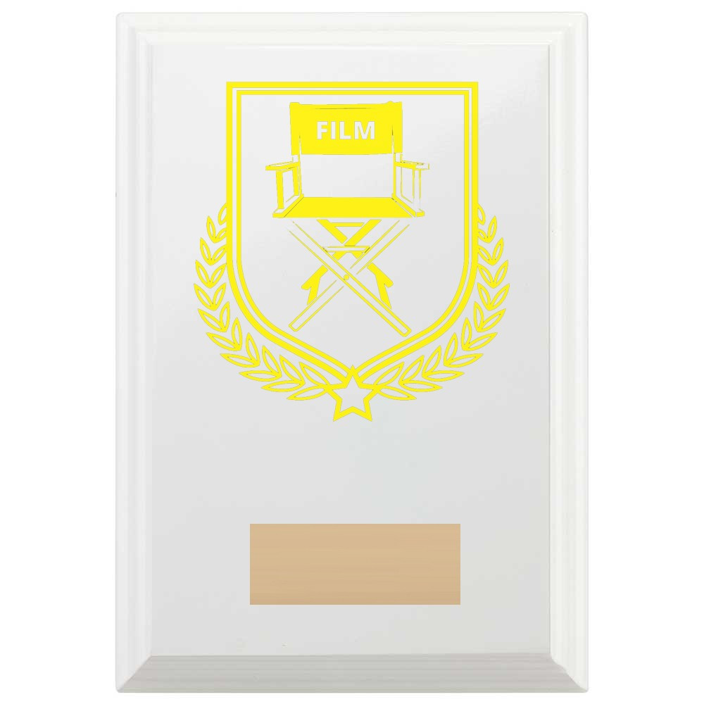Drama Reward Plaque In Arctic White