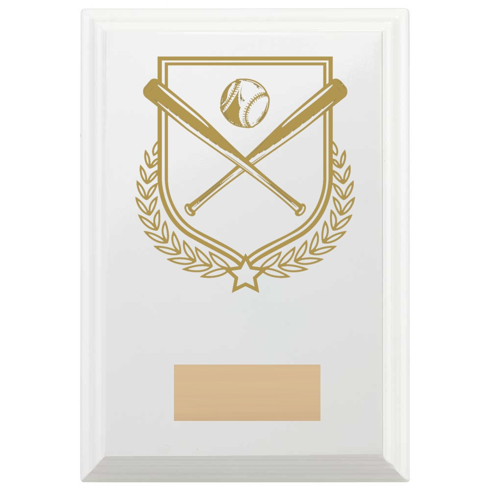 Rounders Reward Plaque In Arctic White