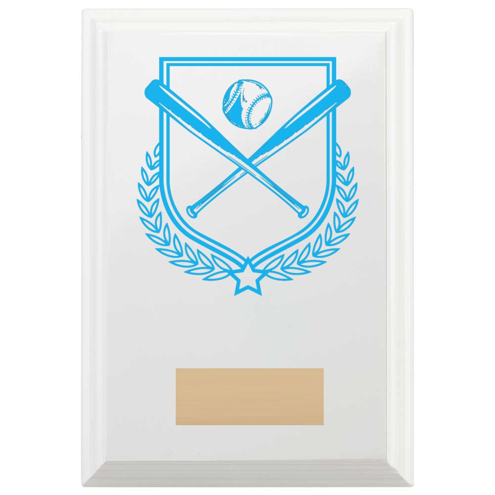 Rounders Reward Plaque In Arctic White