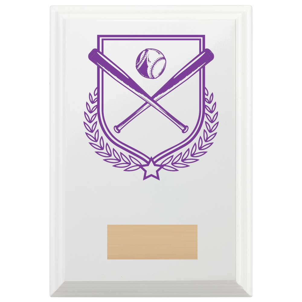 Rounders Reward Plaque In Arctic White