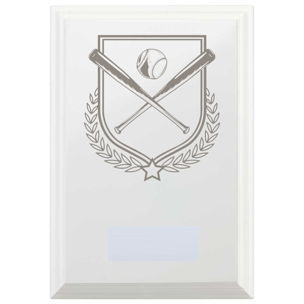 Rounders Reward Plaque In Arctic White