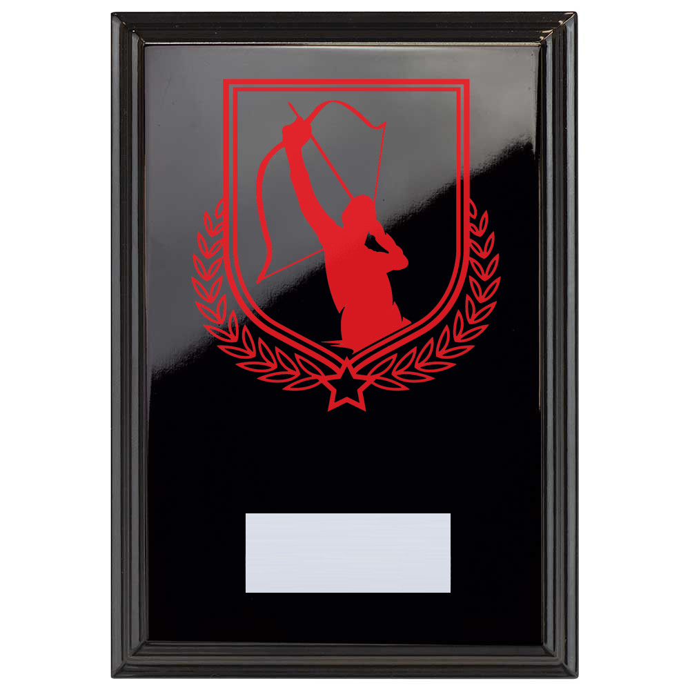 Archery Reward Plaque In Epic Black