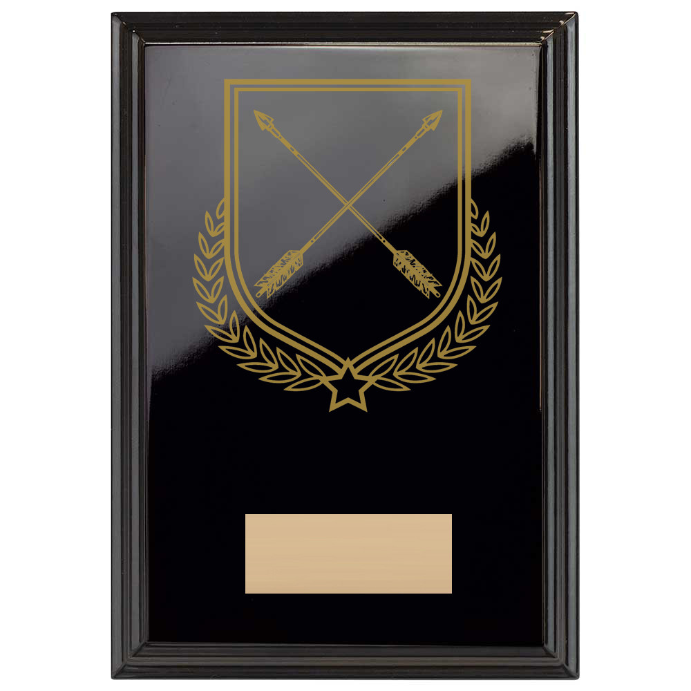 Archery Reward Plaque In Epic Black
