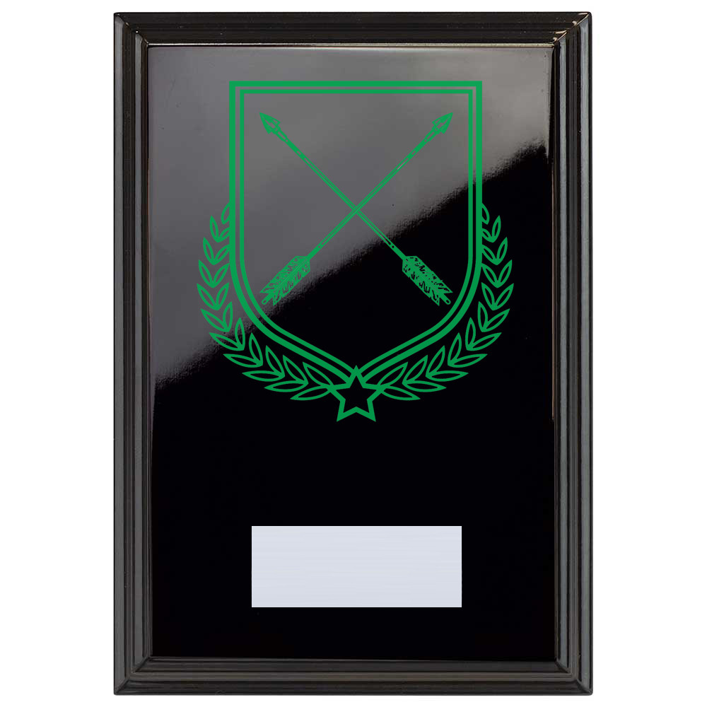 Archery Reward Plaque In Epic Black
