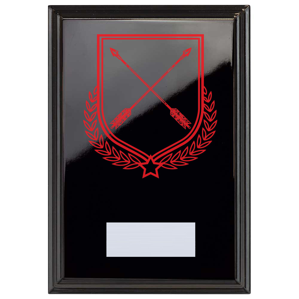 Archery Reward Plaque In Epic Black