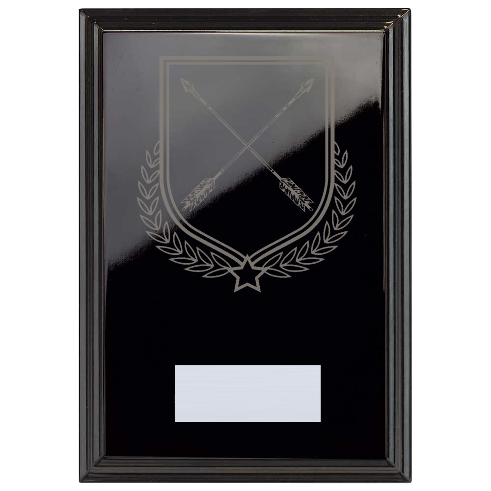 Archery Reward Plaque In Epic Black