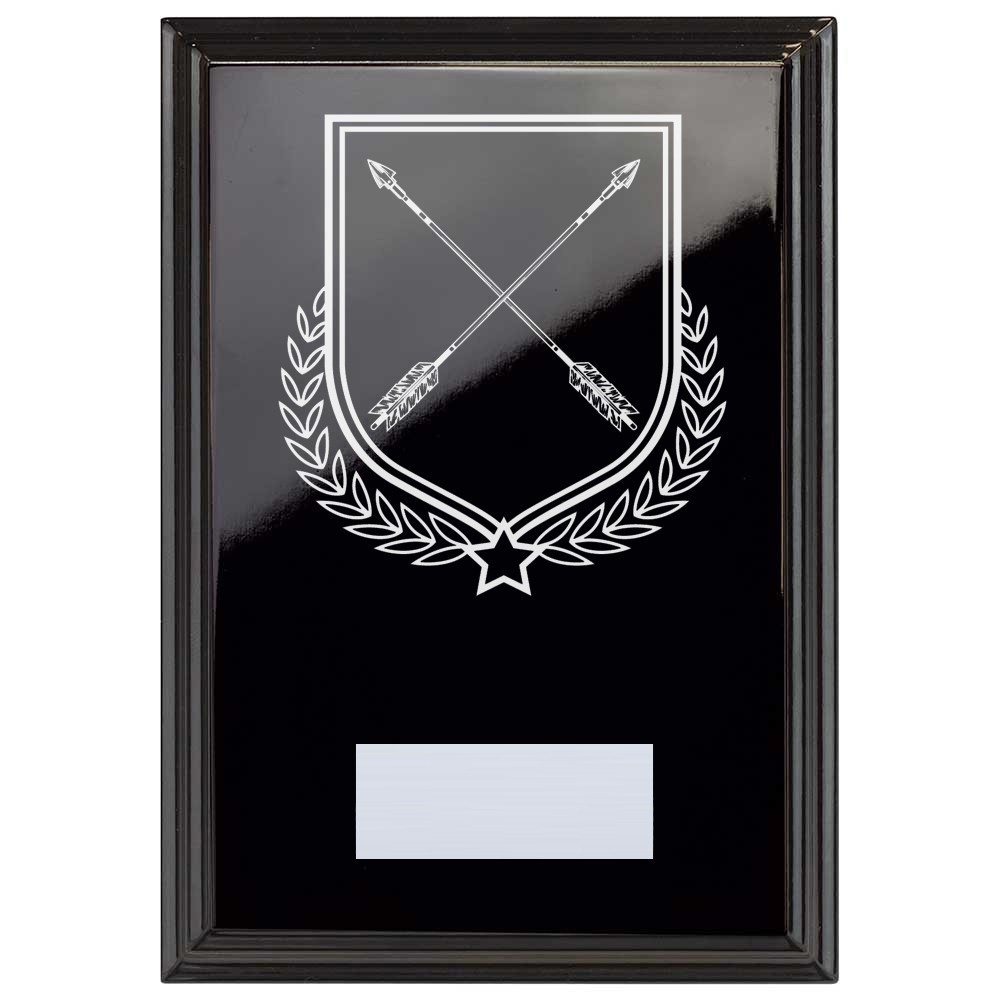 Archery Reward Plaque In Epic Black