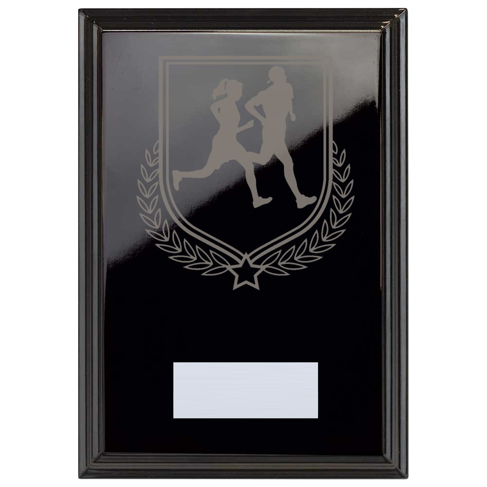 Running Reward Plaque In Epic Black