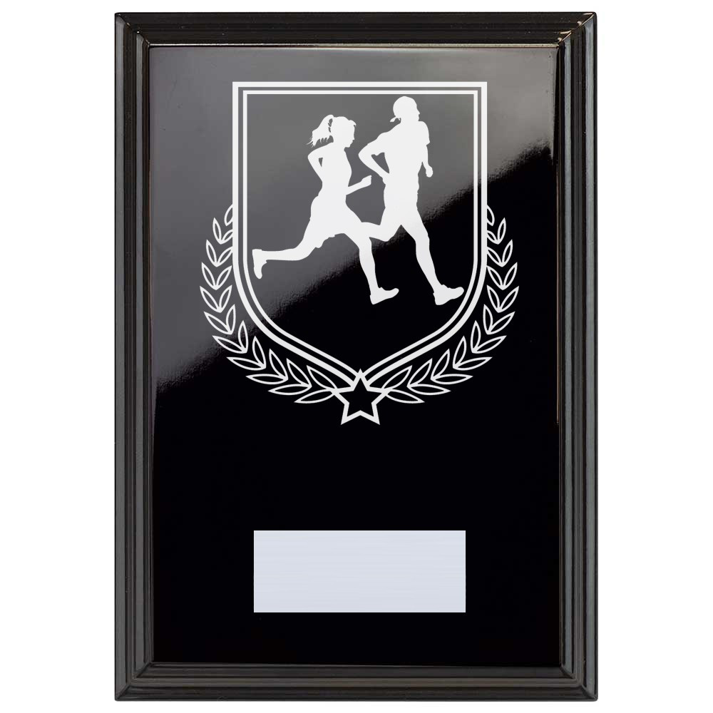 Running Reward Plaque In Epic Black
