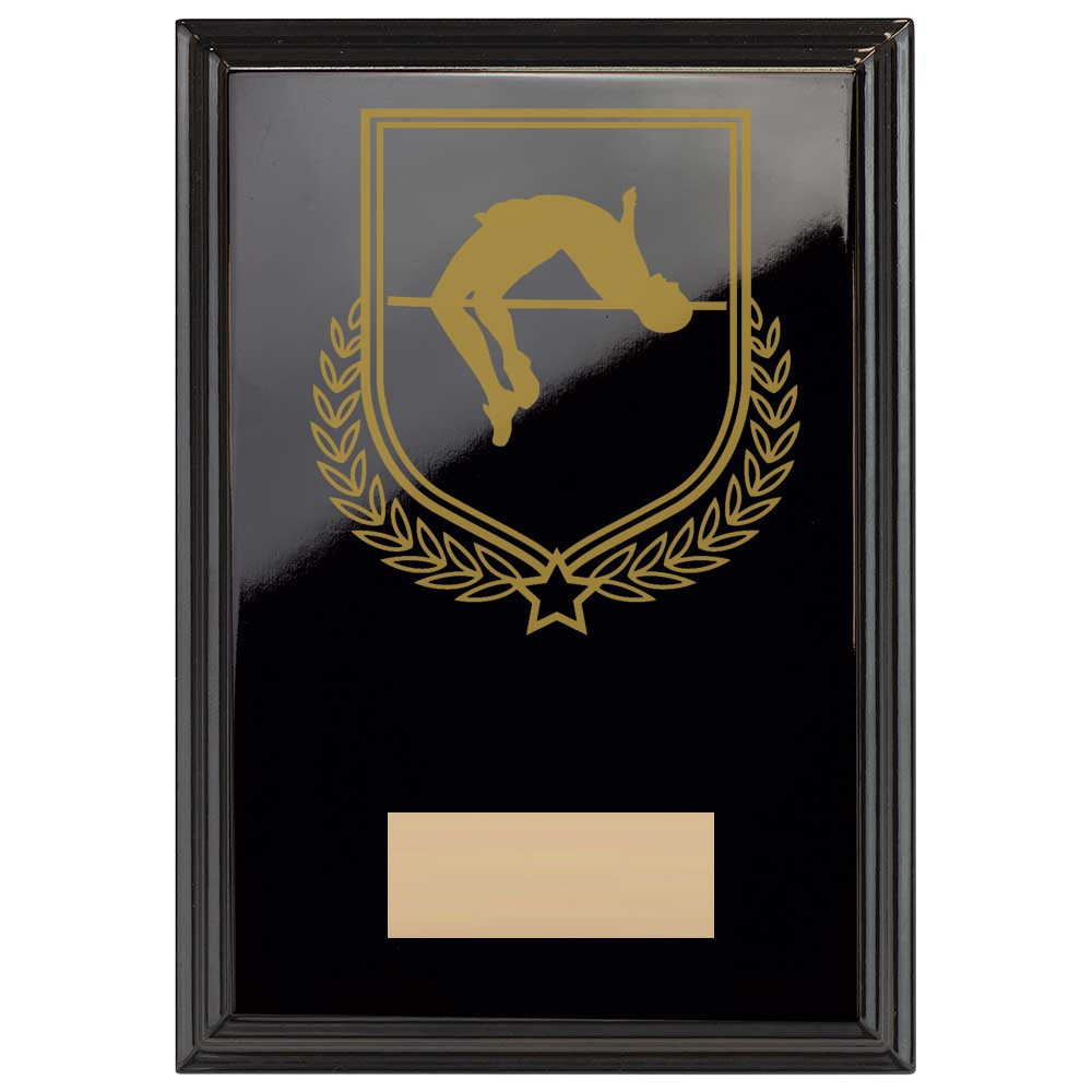 Pole Vault Reward Plaque In Epic Black
